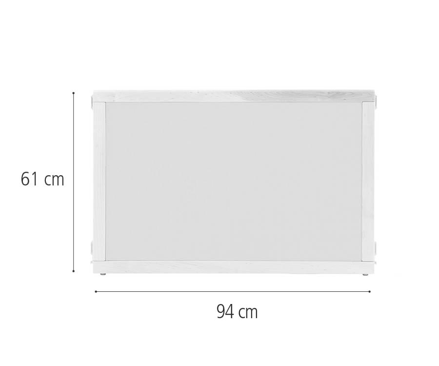 F712 Display board panel, 94 x 61 cm dimensions