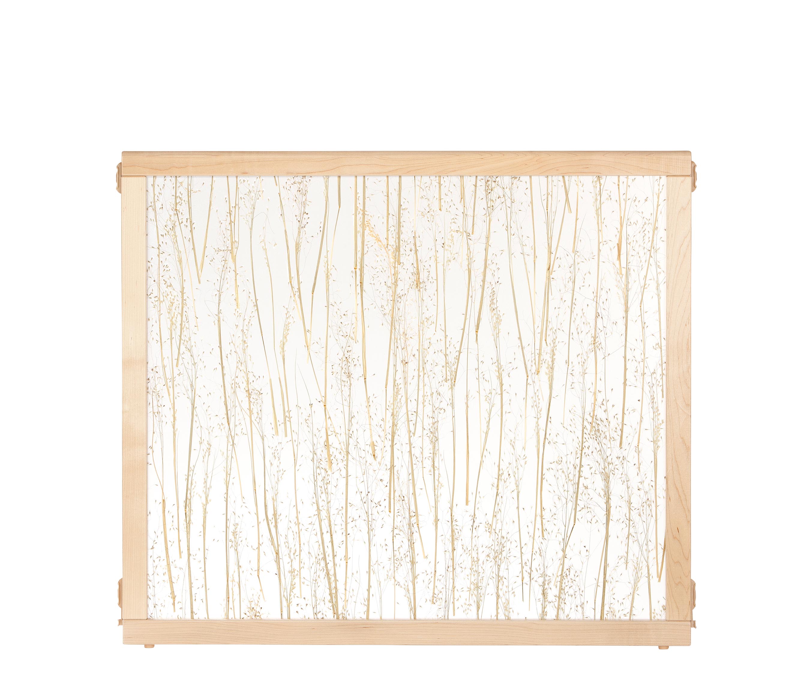 Rice grass panel, 94 x 81 cm