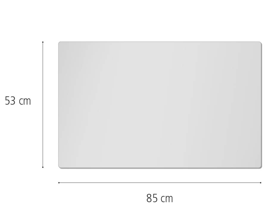 F822 Clear Cover, 85cm x 53cm dimensions