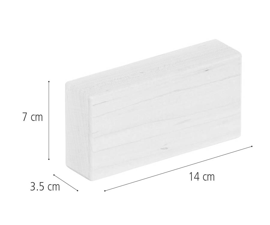 G501 Set of 4 Unit block units dimensions
