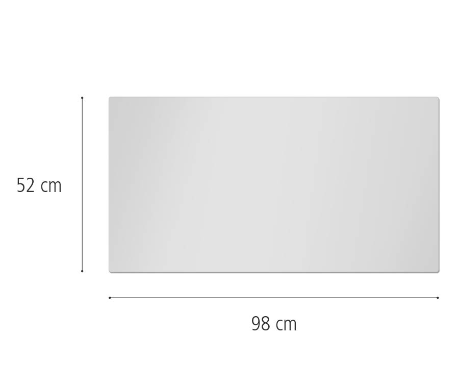 F825 Clear Cover, 52cm x 98cm dimensions
