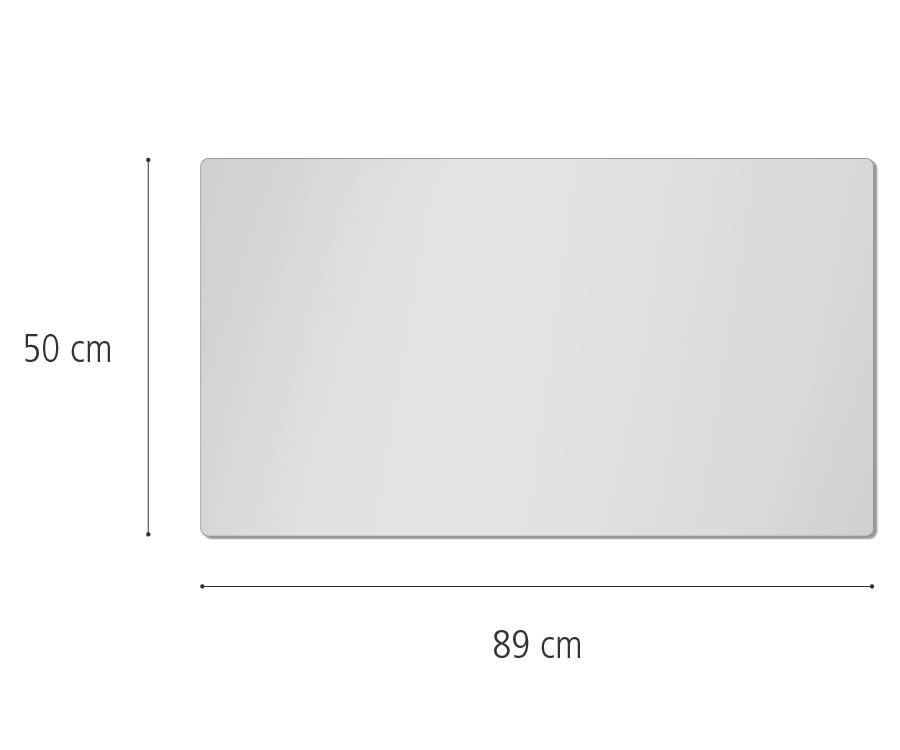 F852 Clear Cover, 89cm x 50cm dimensions