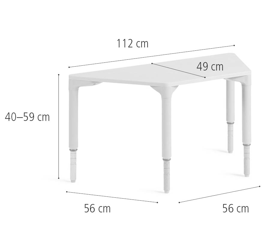 D233 56 x 112 cm Trapezoidal, Medium dimensions
